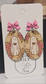 👻 Spooky Meets Sweet 🎀
Handmade Ghost & Floral Wooden Halloween Earrings