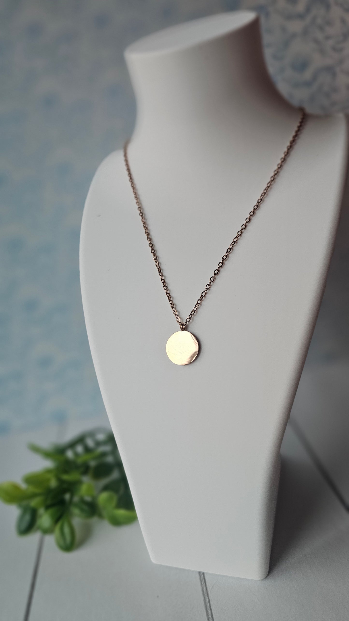 Engraved Disc Necklace – Simple, Personal & Timeless